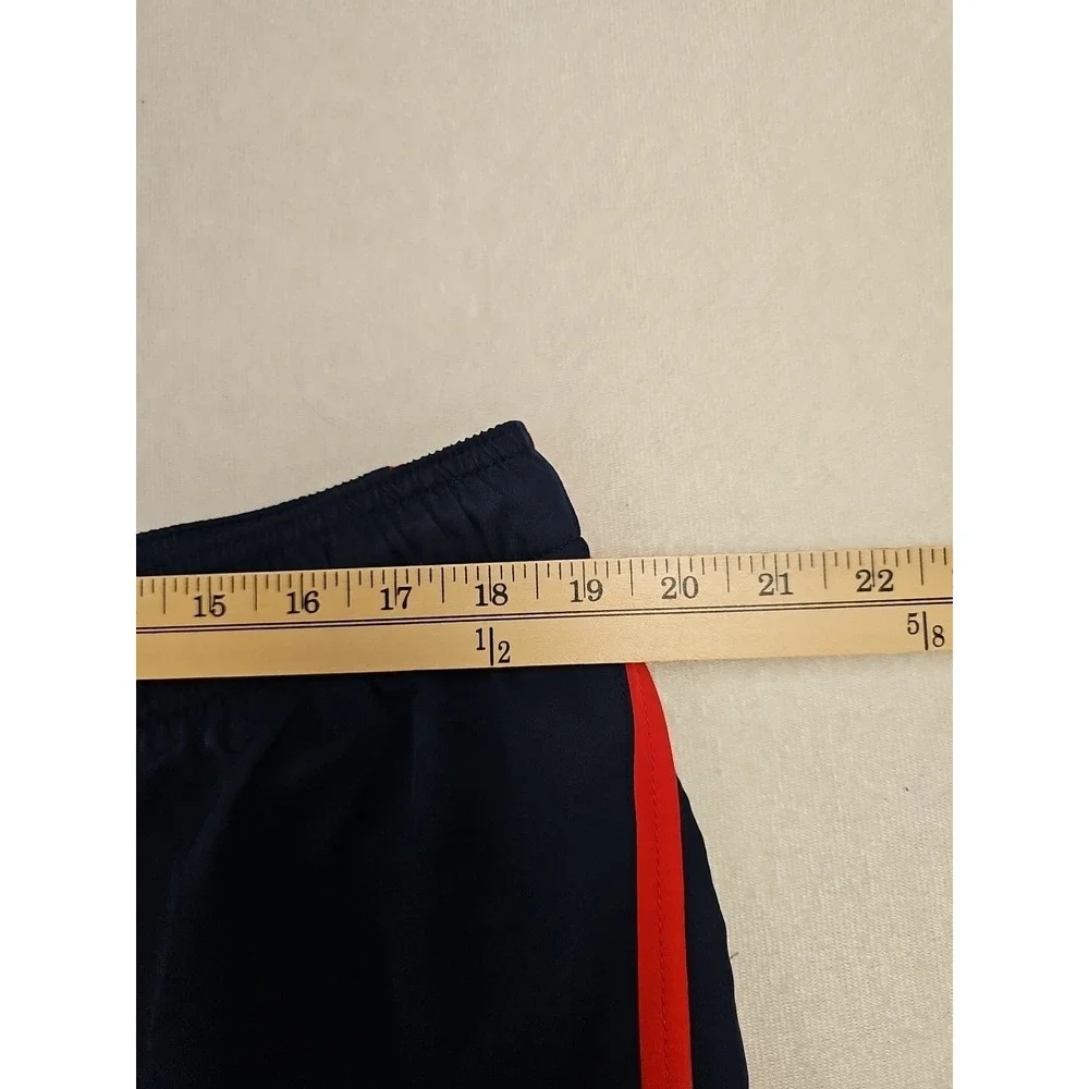 Speedo Men's XXL Lined Swim‎ Shorts-Trunks Navy- Red Polyester